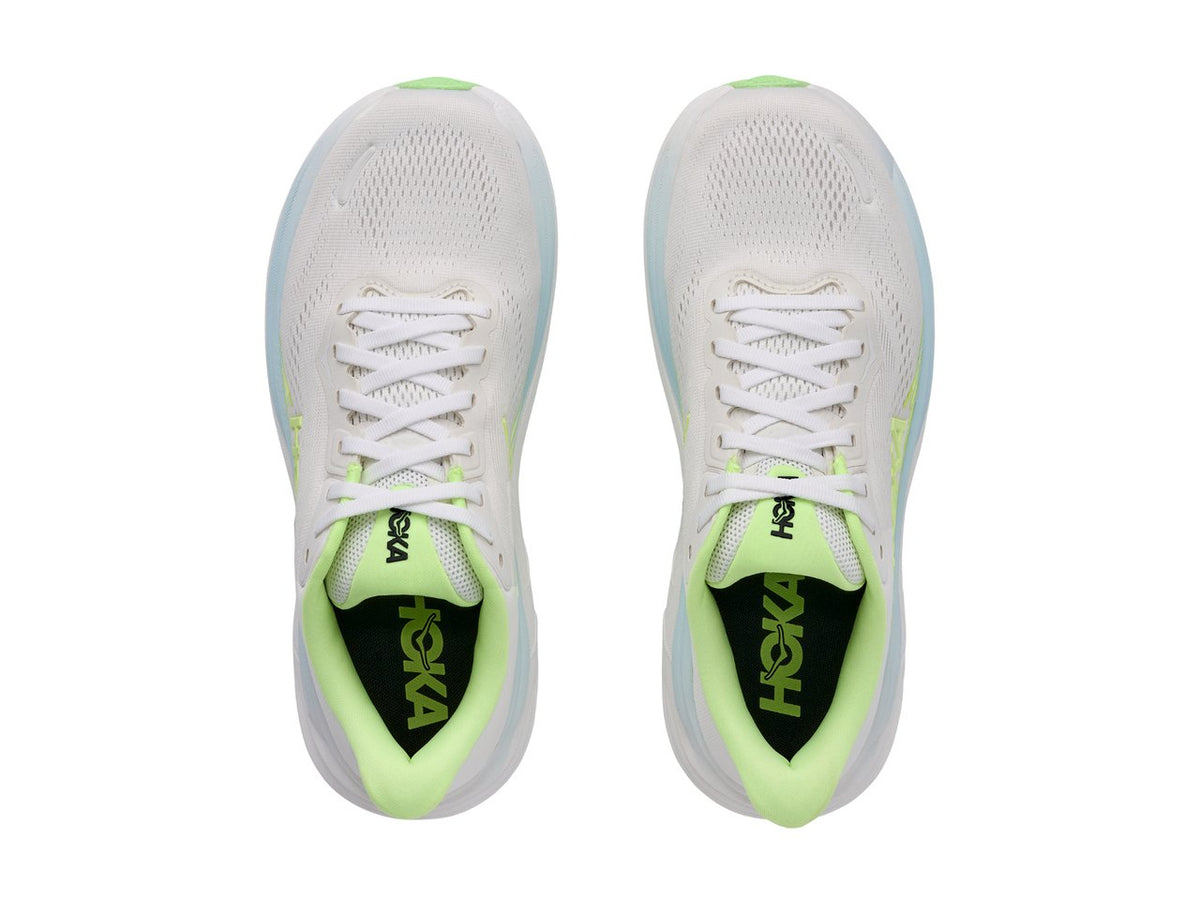 Women's HOKA Clifton 11 in Frost/Neon Yuzu – alternate view