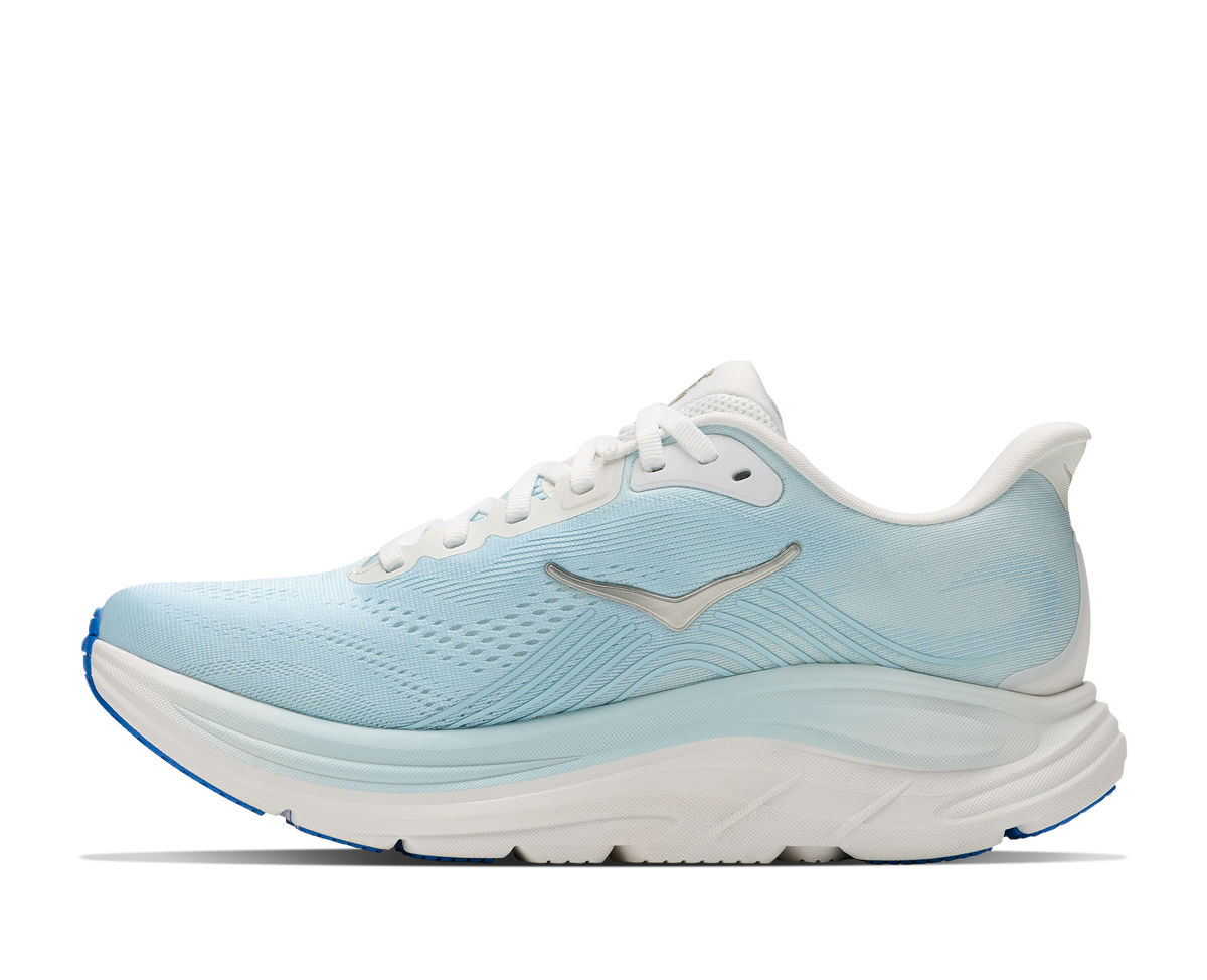 Women's HOKA Clifton 11 in Frost/Glimmering Blue – product view