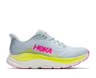 Women's HOKA Clifton 11 in Mineral Blue/Overcast – lateral view