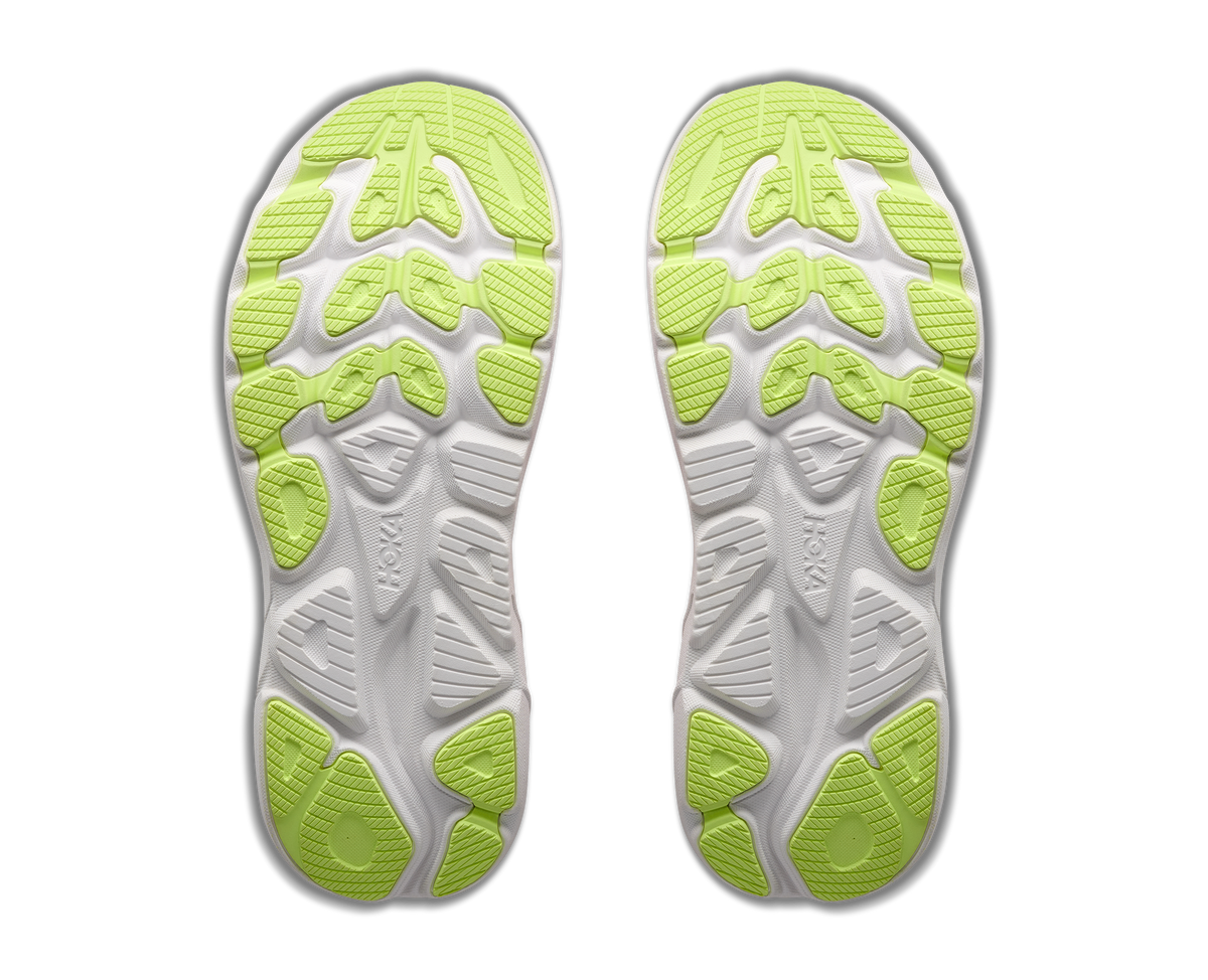 Women's HOKA Clifton 11 in Tangerine Glow/White – product view