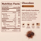 HUMA Chia Energy Gel Chocolate 2026 nutrition facts