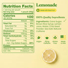 HUMA Chia Energy Gel Lemonade 2026 nutrition facts