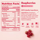 HUMA Chia Energy Gel Raspberries 2026 nutrition facts