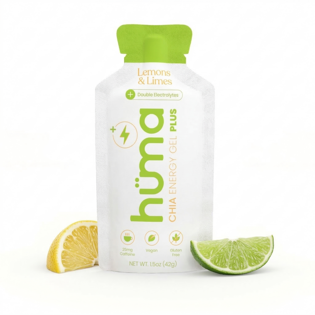 HUMA Chia Energy Gel PLUS Lemon Lime flavor