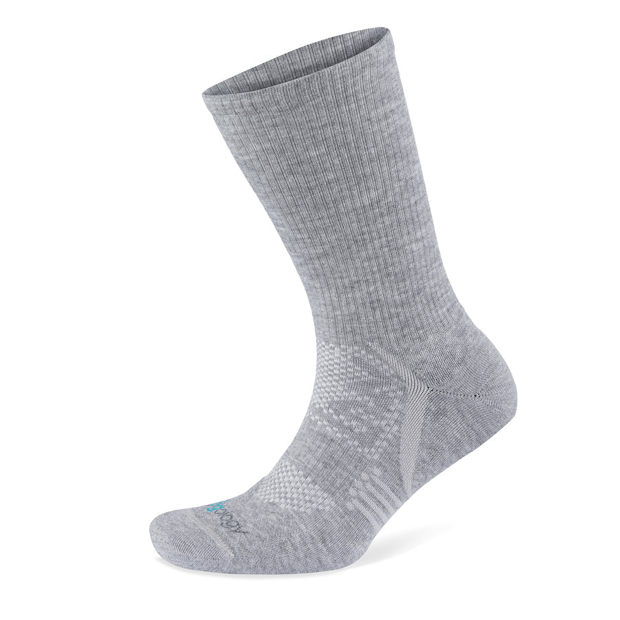 Jogology Medium Cushion Crew socks. Grey. Lateral view.