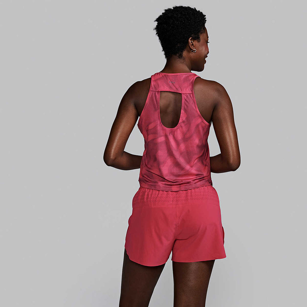 Women's Saucony Kinvara Keyhole Tank. Pink.