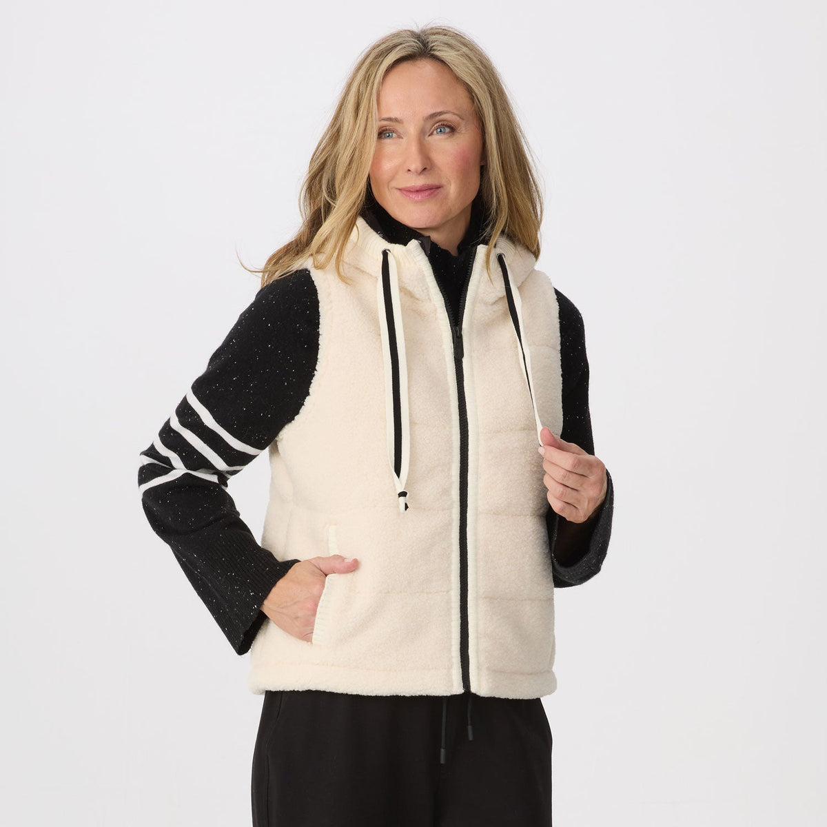 Krimson Klover Bella women's vest in Natural, front view