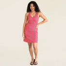 Krimson Klover Emma Dress Women's Geo Fuschia