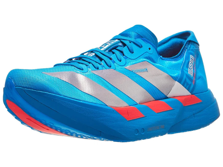adidas Adizero Adios Pro 4 Shoes - Men's - Solar Blue / Silver / Red - 10.5 adidas Adizero Adios Pro 4 Shoes - Men's - Solar Blue / Silver / Red - 10.5