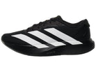 Men's Adidas Adizero Evo SL Woven. Black upper. Black midsole. Lateral view.
