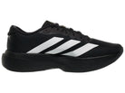 Men's Adidas Adizero Evo SL Woven. Black upper. Black midsole. Medial view.