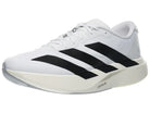 Men's Adidas Adizero EVO SL Woven. White upper. White midsole. Lateral view.