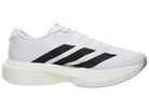 Men's Adidas Adizero EVO SL Woven. White upper. White midsole. Medial view.