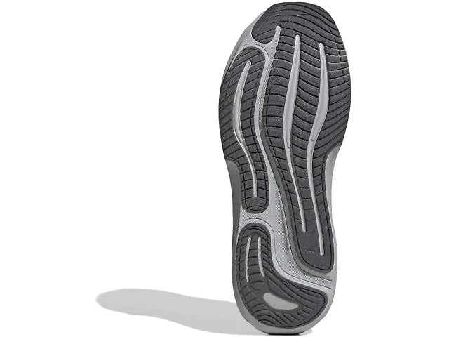 Adidas Supernova Rise 3 men's running shoe in Halo Silver/Iron Metallic/Grey Five - outsole view