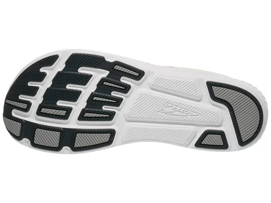 Men's Altra Escalante 4. White upper. White midsole. Bottom view.