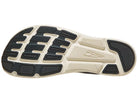 Men's Altra Escalante 4. Black upper. White midsole. Bottom view.