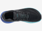 Men's Altra Experience Flow 3. Black upper with blue accents. Top view.