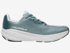 Men's Altra Experience Flow 3. Green upper. Light grey midsole. Medial view.