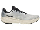 Men's Altra Experience Flow 3. Light grey upper. Off-white midsole. Medial view.