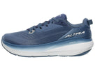 Men's Altra FWD Via. Navy blue upper. White midsole. Lateral view.