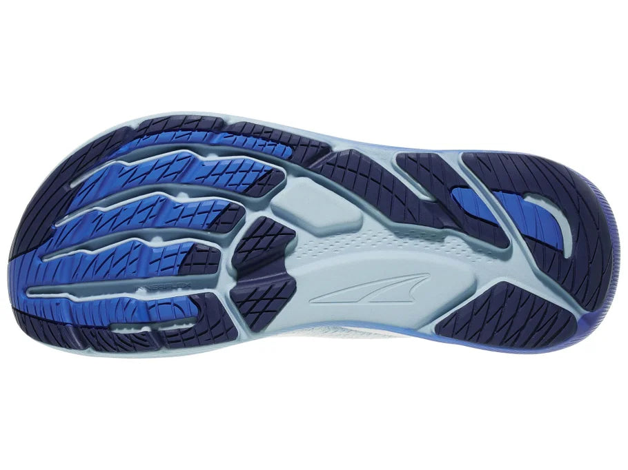 Men's Altra FWD VIA 2 in Blue/Grey — outsole view.
