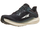 Men's Altra Torin 8. Black upper. White midsole. Lateral view.