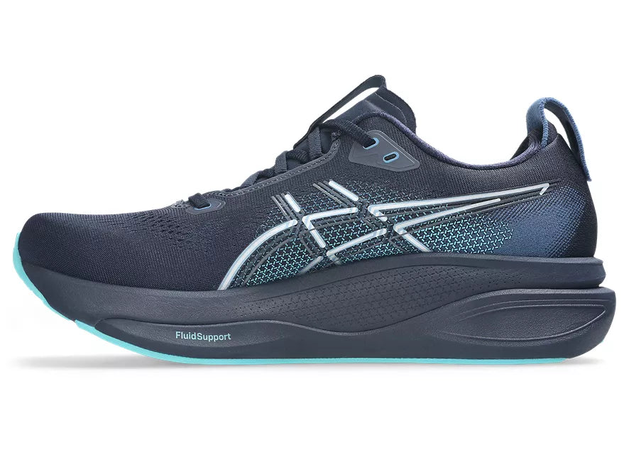 Men's Asics GEL-Kayano 33 Midnight/Ice Mint medial view