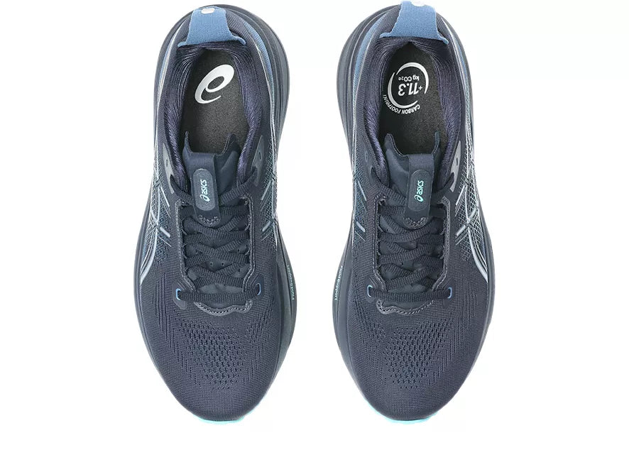 Men's Asics GEL-Kayano 33 Midnight/Ice Mint top view