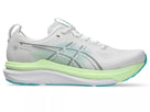Men's Asics GEL-Kayano 33 White/Energy Aqua lateral view