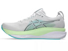 Men's Asics GEL-Kayano 33 White/Energy Aqua medial view