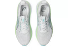 Men's Asics GEL-Kayano 33 White/Energy Aqua top view
