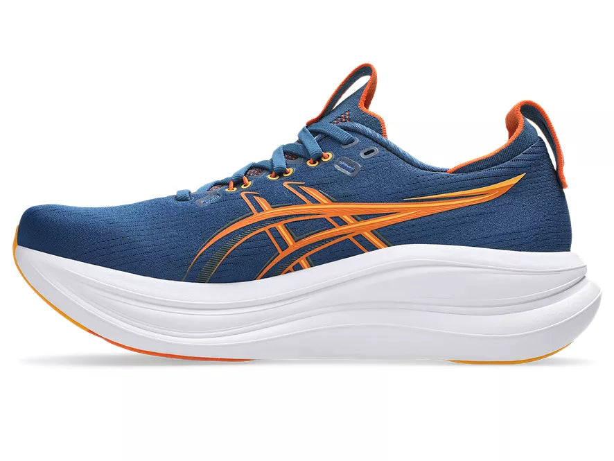 Men's Asics Gel-Nimbus 28 Twilight Blue/Anzu medial view