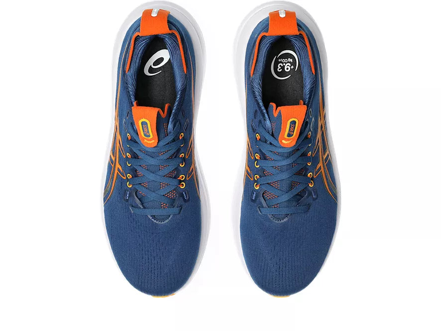 Men's Asics Gel-Nimbus 28 Twilight Blue/Anzu top view
