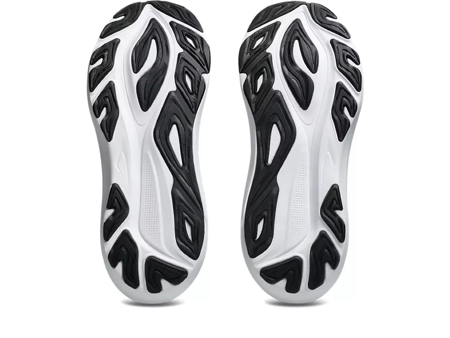 Men's Asics GT 2000 14. Dark Teal upper. White midsole. Bottom view.