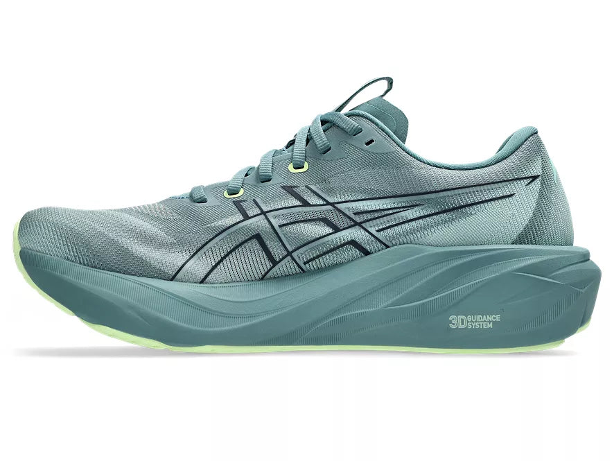 Men's Asics GT-2000 15 Foggy Teal/Illuminate Yellow medial view