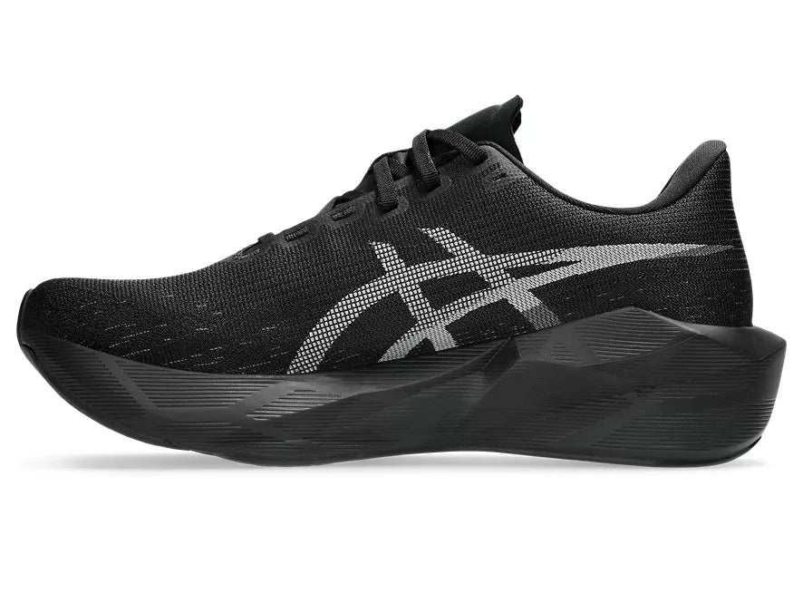Men's Asics Novablast 6 Black/Black medial view