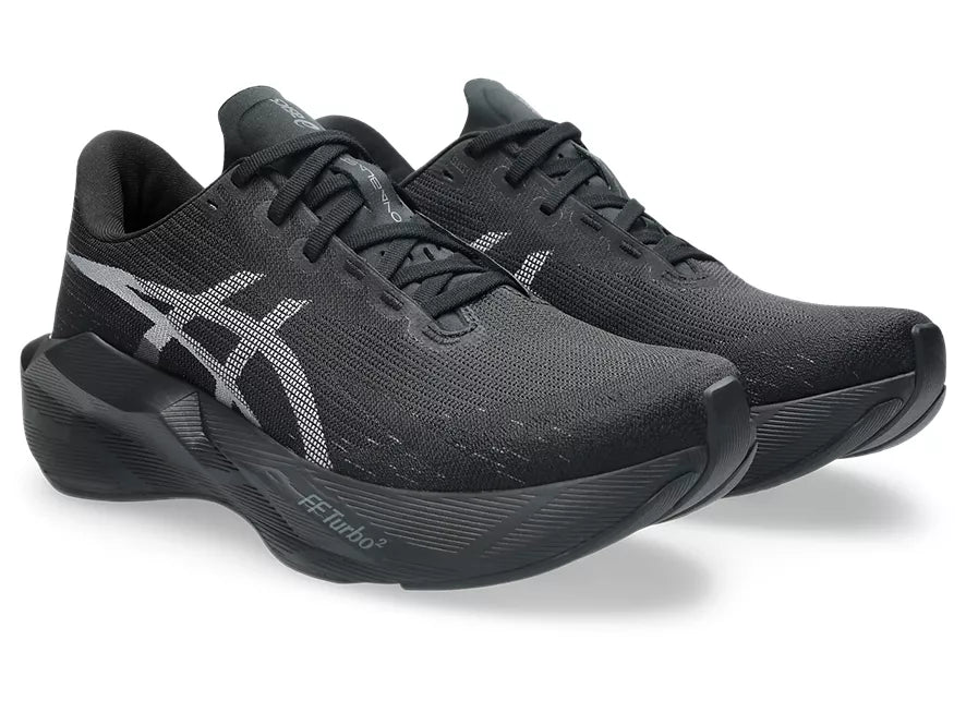 Men's Asics Novablast 6 Black/Black lateral view