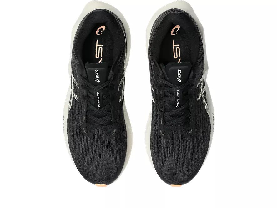 Men's Asics Novablast 6 Black/Khaki top view