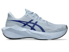 Men's Asics Novablast 6 Solid Air/Prussian Blue lateral view