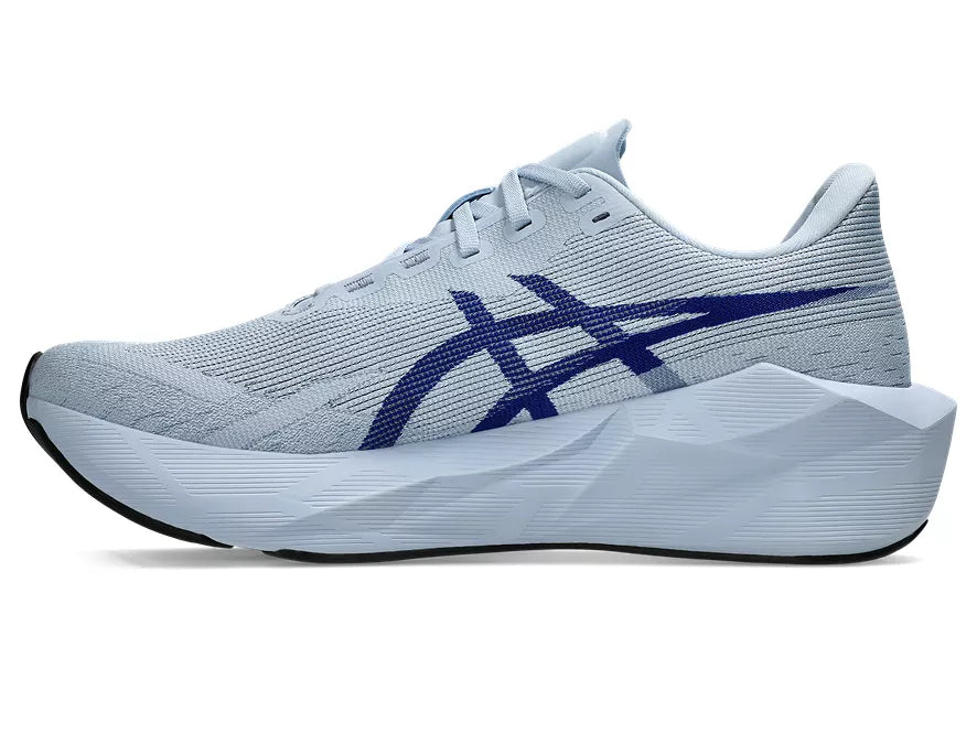 Men's Asics Novablast 6 Solid Air/Prussian Blue medial view