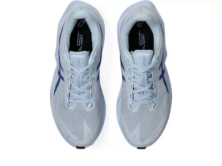 Men's Asics Novablast 6 Solid Air/Prussian Blue top view