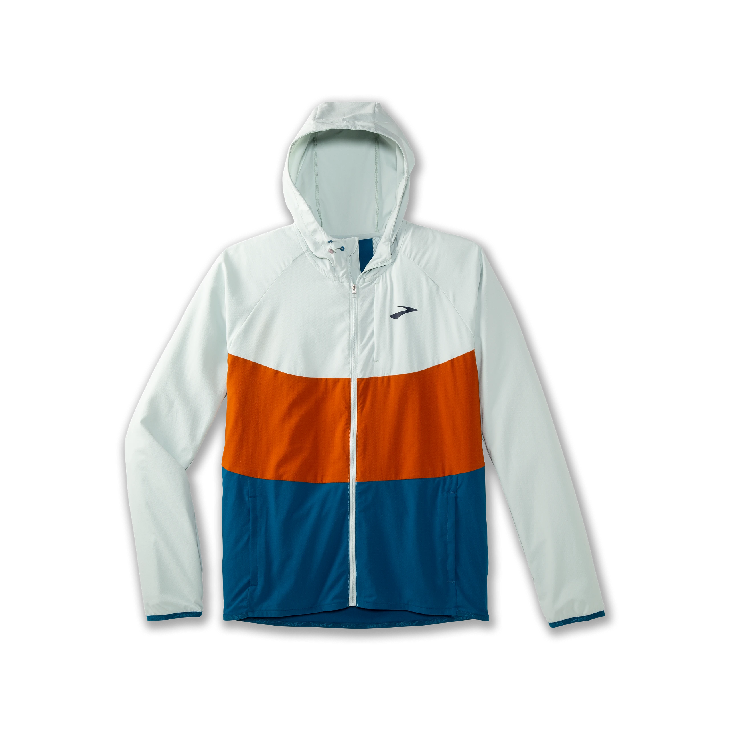 Brooks running jacket mens deals orange