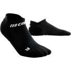 Men's CEP The Run Sock 4.0 No Show. Black.
