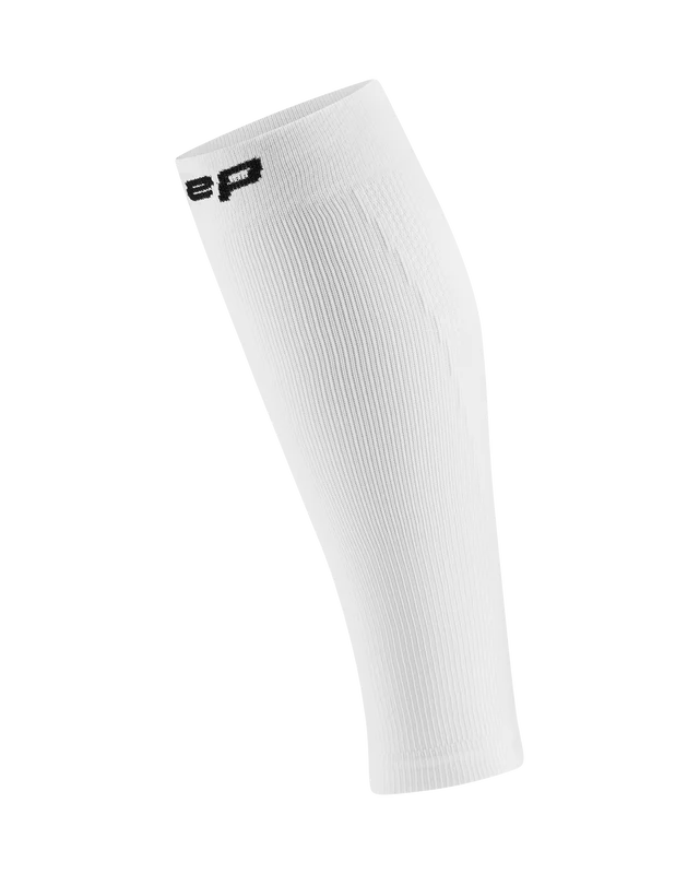 Men's CEP Core Run Calf Sleeves 5.0. White.
