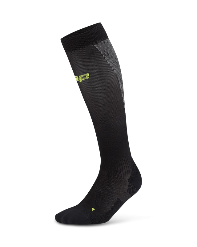 Men's CEP Ultralight Compression Socks. Black.
