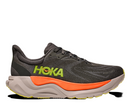 Men's HOKA Arahi 8 in Asphalt/Gravel, lateral view.