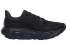 Men's HOKA Arahi 8 in Black/Black, medial view.