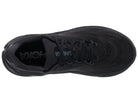 Men's HOKA Arahi 8 in Black/Black, top view.