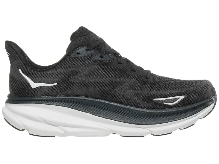 Hoka Clifton 9 Men s Black White Confluence Running Company