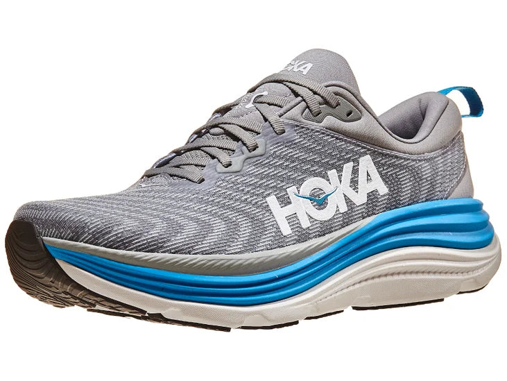 Hoka Gaviota Limestone/Blue Men’s Performance Running Shoes 11.5W HOKA High-Performance Collection – Confluence Running Company main image 2
